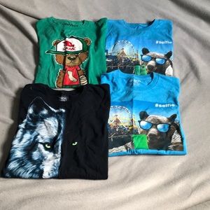 4 boys shirts READ FULL LISTING!! MUST BUNDLE 3+!